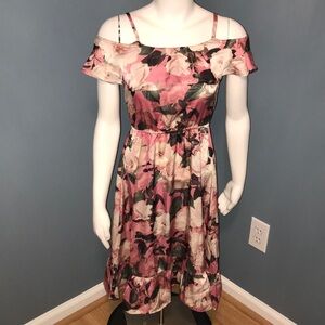 The Children’s Place Silky Pink Floral Dress NEW